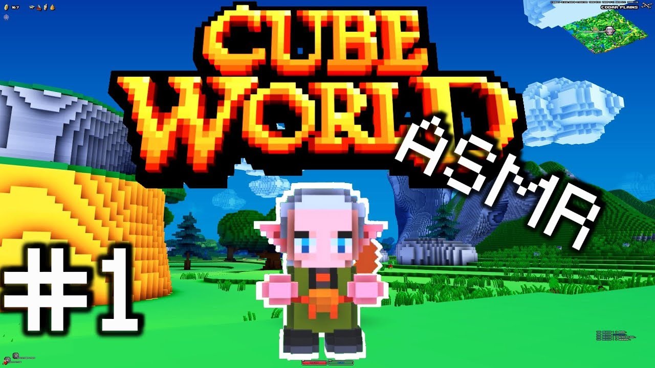 ASMR Gaming! CUBEWORLD #1 (Whispered)