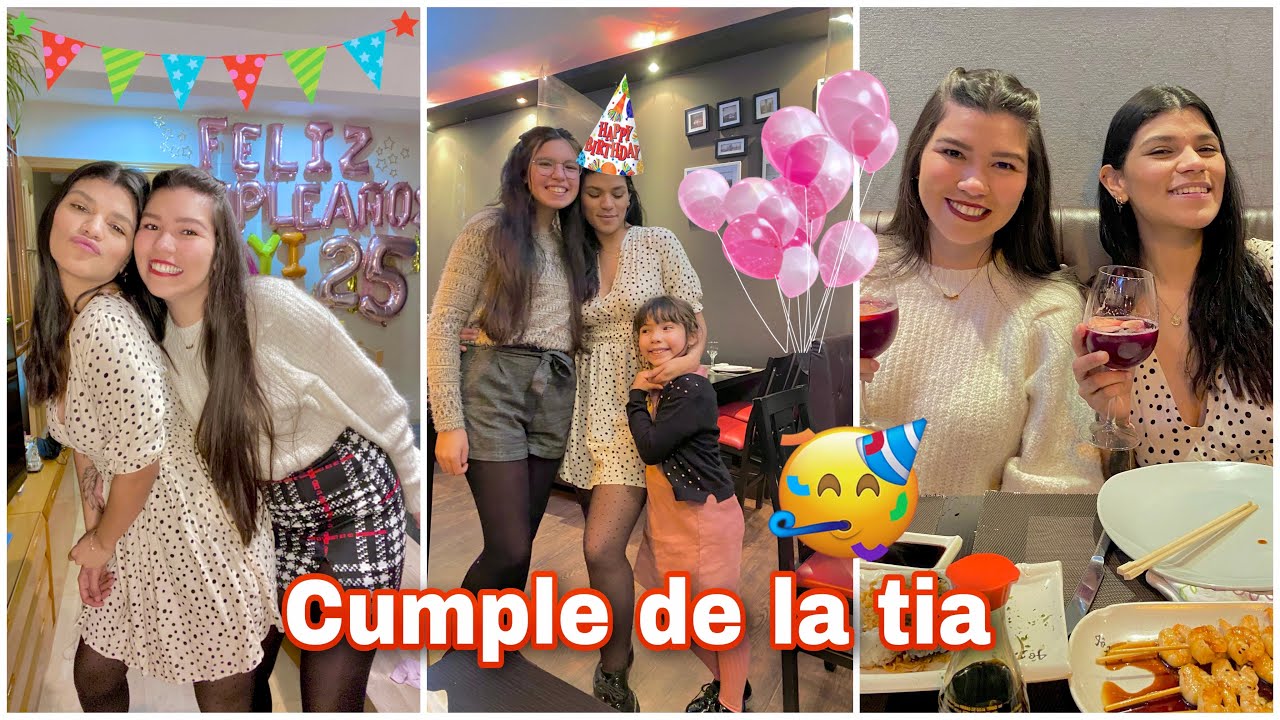 CUMPLEAÑOS FELIZ de la TÍA Dayi 🥳 Sorpresa Regalos Comida | Día familiar | Alcalá de Henares 2021