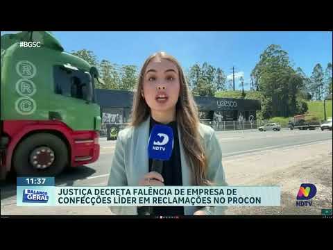 Justiça decreta falência de empresa têxtil alvo do Procon em Brusque