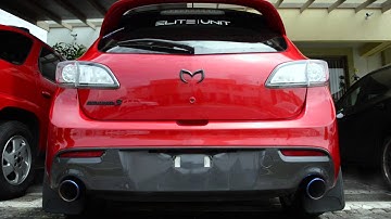 Mazdaspeed3 resonator and muffler delete.