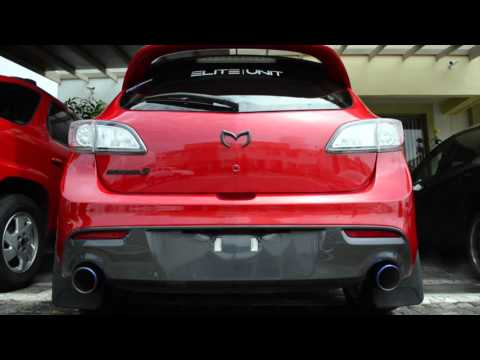 Mazdaspeed3 resonator and muffler delete. - YouTube