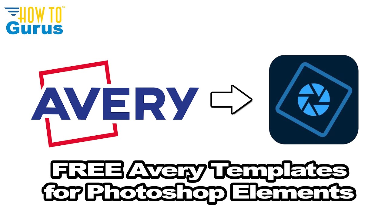 How to Use Avery Label FREE Templates in Photoshop Elements