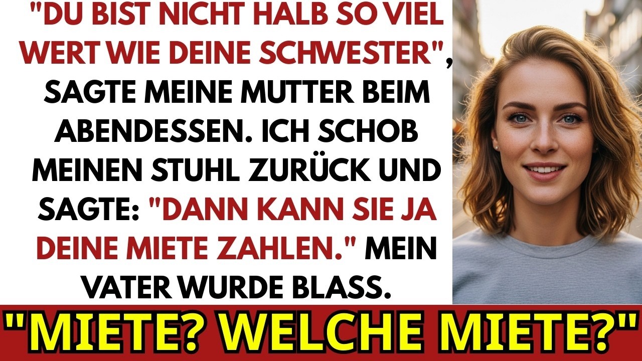 „Du bist nicht einmal halb so viel wert wie deine Schwester.“ Meine Mutter sagte es so beiläufig, als würde sie das Wetter feststellen – am Freitagabend, beim Abendessen, während Vivian neben mir...