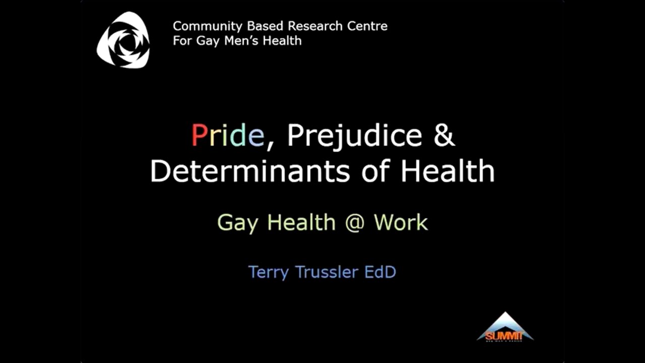 Pride, Prejudice, and Determinants of Health Gay Health at Work