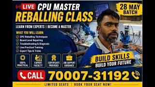 🚀 CPU MASTER REBALLING CLASS – LIVE PRACTICAL TRAINING 🚀 28 May 2026 Batch