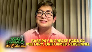 Prof. Magno sa base pay increase ng military, uniformed personnel: Tataas din ang pension