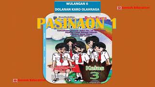 TANTRI BASA JAWA KELAS 3 WULANGAN 6 (DOLANAN KARO OLAHRAGA) PASINAON 1 KACA 111-116
