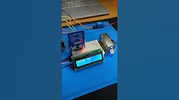 Door unlock with RFID card #solenoid #lcd #rfid #rfidreader #rfidcard