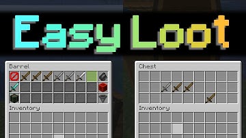 Easy Loot Datapack for Minecraft [1.21+]