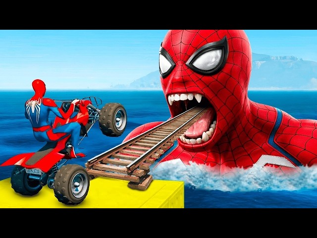 الرجل العنكبوت انقاذ باتمان Spider-Man Rescue batman vs iron man vs venom funny Game GTA 5 superhero