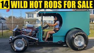 14 INSANE Hot Rods for Sale! Wild Custom Builds You Must See!