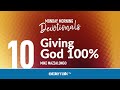 Giving God 100% – Mike Mazzalongo | BibleTalk.tv