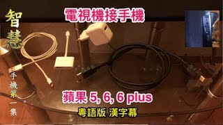 電視機接手機蘋果6plus iPhone an TV anschliessen