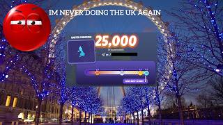 I crashed out trying to 25k the UK on GeoGuessr