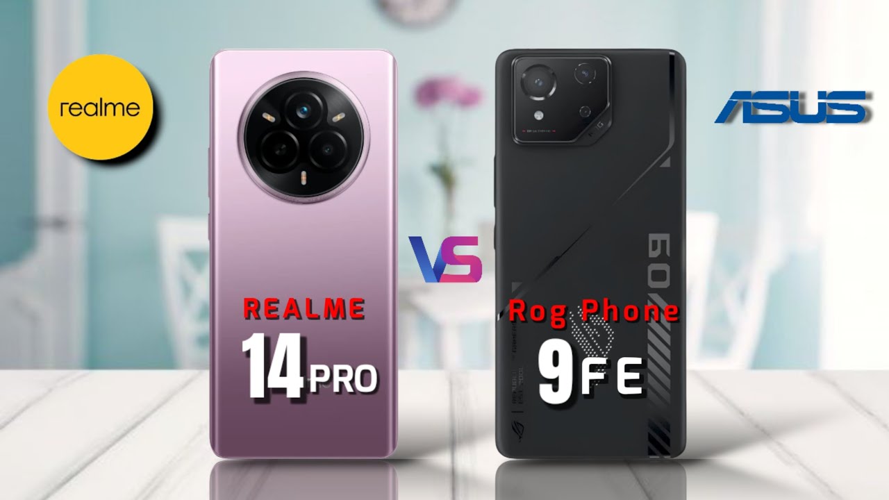 Realme 14 Pro vs Asus Rog phone 9 Fe full comparison ⚡