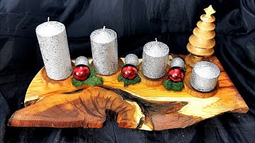 How to make an Advent Wreath