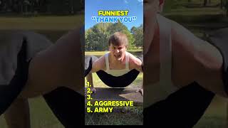 Funniest thank You