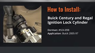 Buick Ignition Lock Cylinder Repair Video by Dorman products