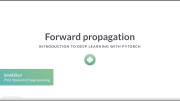 PyTorch Tutorial : Forward propagation