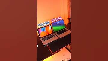 ₹10,000 MacBook vs ₹3 Lakh Macbook Pro! #shorts