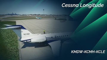 MSFS | Cessna Longitude w/ Auto-Throttle | Flight Controls & Face Cam