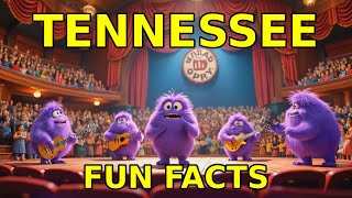LEARN USA States with Fun Facts & Easy English 🇺🇸 | Southeast Region | Tennessee 🎸 @PollyGlotty
