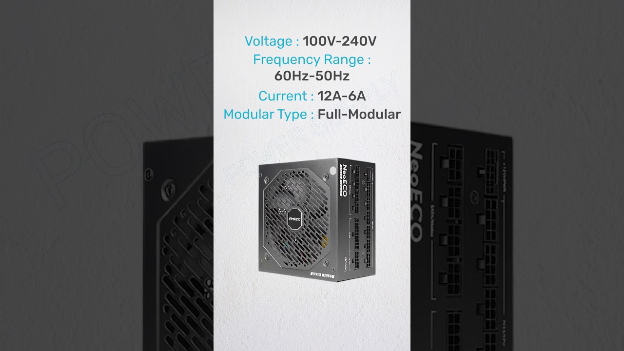 Antec NE1000G M 1000W ATX 3.0 Full Modular Power Supply – High-Performance PSU