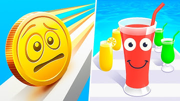 Juice Run vs Coin Rush! - All Levels Update Gameplay Walkthrough Android & IOS - NEW APK!