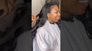 Traditional Sew-in using 3 bundles of Body Wave ❤️ #hairstyle