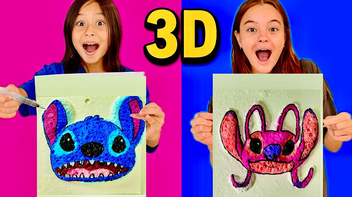 QUEM FIZER O MELHOR DESENHO 3D GANHA! Stitch💙Vs Angel🩷!