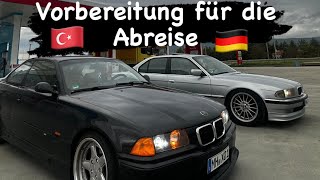 Abreise beginnt in kürze - E38 E36 Ready - Projekt gelungen - Roadtrip ENDE