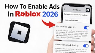 How to enable ads in roblox 2026 | How to turn on personalized ads on roblox | Enable roblox ads screenshot 4