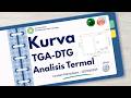Part 1 - Pembuatan Kurva TGA-DTG