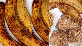 Popular Nigerian Street Food! How To Make Boli And Groundnut