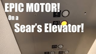 (Epic Motor) AWESOME Montgomery Traction Elevator @ Sears - Independence Center Mall