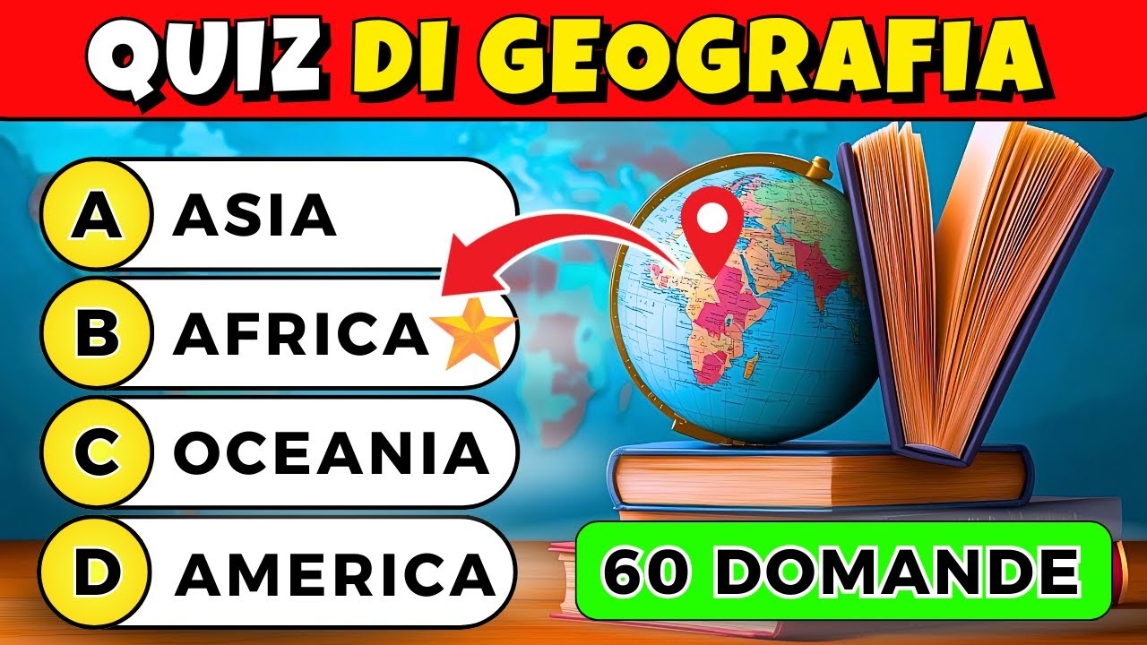 Domande di Geografia | Da Facile a Impossibile | Quante ne riesci a indovinare?