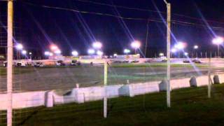 Arca truck series at kil-kare raceway green flag