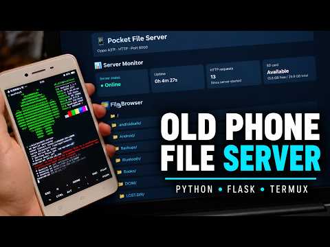 Turning an Old Android Phone into a Server!
