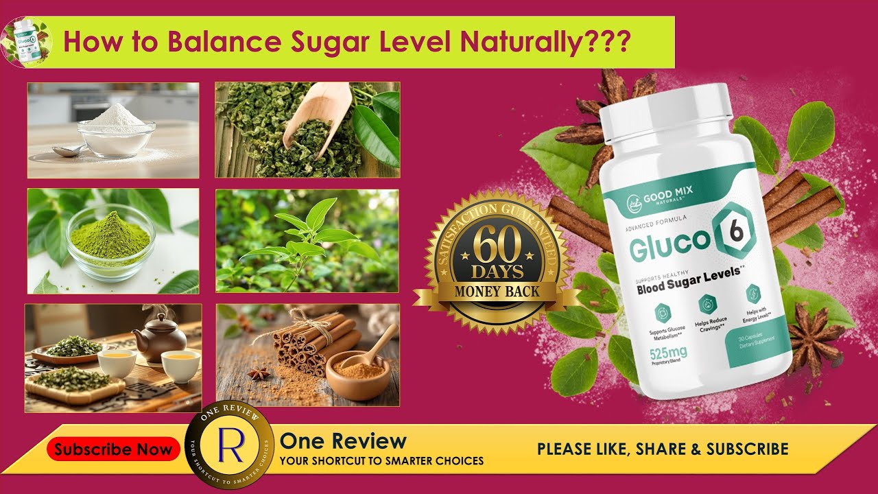 #1 Blood Sugar Supplement? Why People Choose Gluco6!!