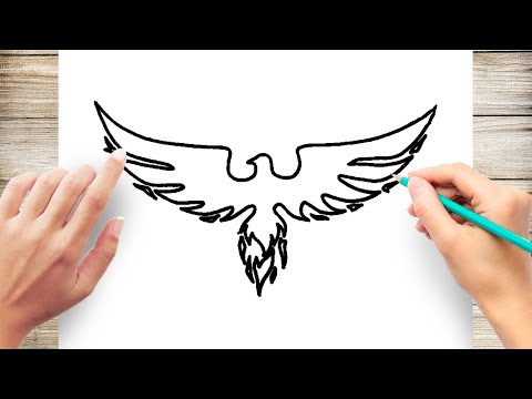Video: Kako Nacrtati Feniksa