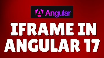 How to use iframe in Angular 17?