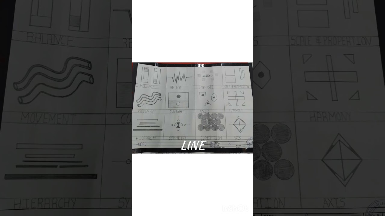 Basic design -first yr B.Arch , Sem 1