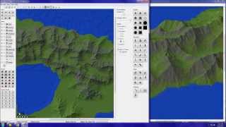 World Painter Timelapse 3, Lava and Ice