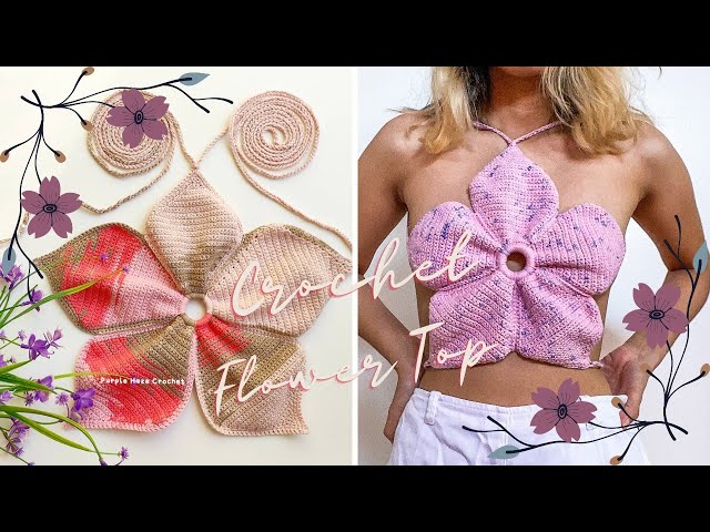 【新品】CROCHET LIKE FLOWER LONG TOP Crochet Flower Top for all Sizes(XS-XxL) - YouTube