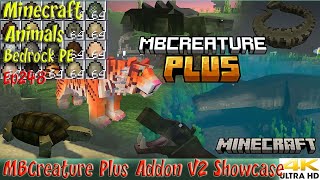 MBCreatures Plus Addon V2 Showcase MB Creatures Minecraft Bedrock PE Minecraft Animals Ep248
