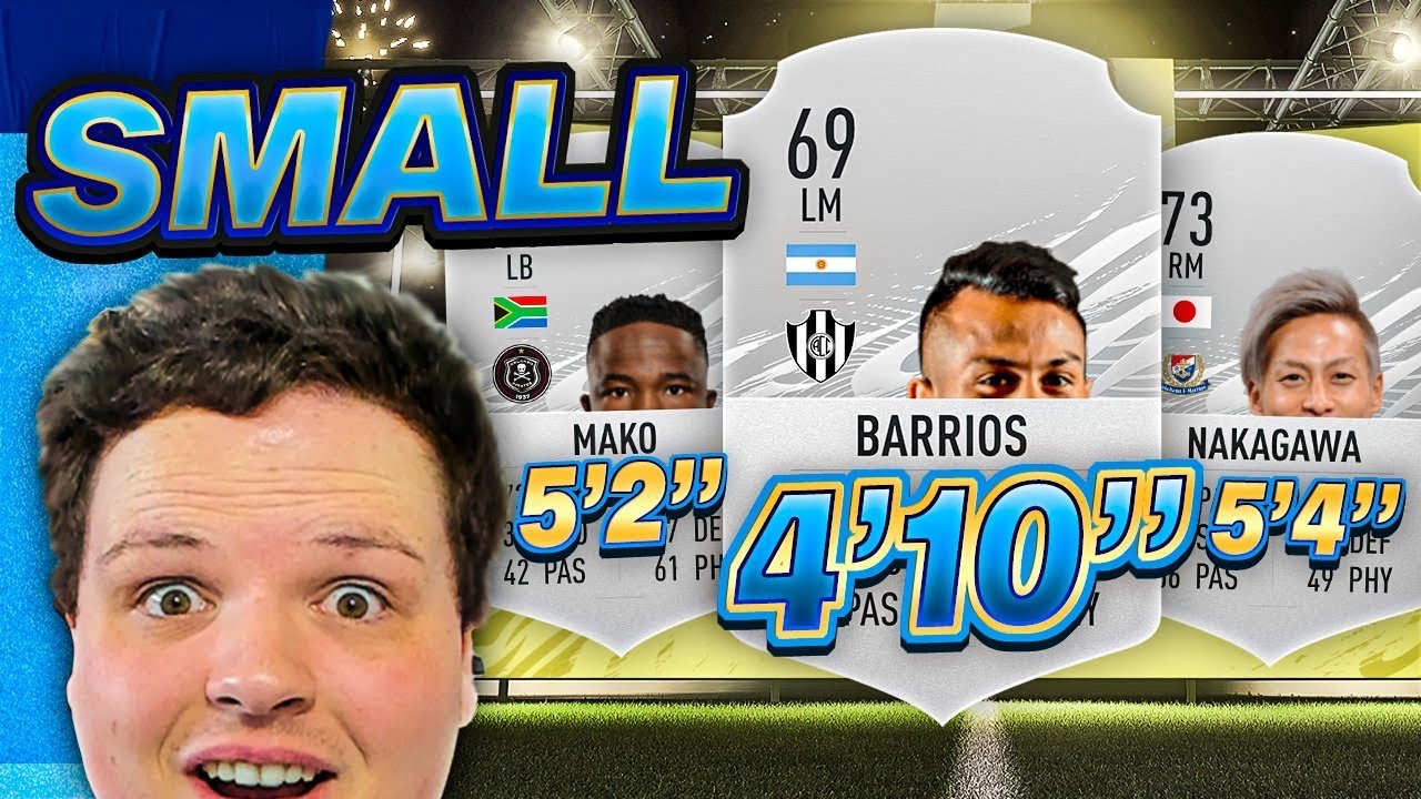 Using the SMALLEST team in FIFA 21...