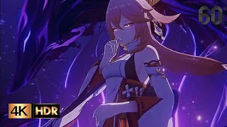 Character Demo - 'Yae Miko: Anecdote of a Divine Kitsune Guuji' | Genshin Impact【 4K HDR / 60 Fps 】