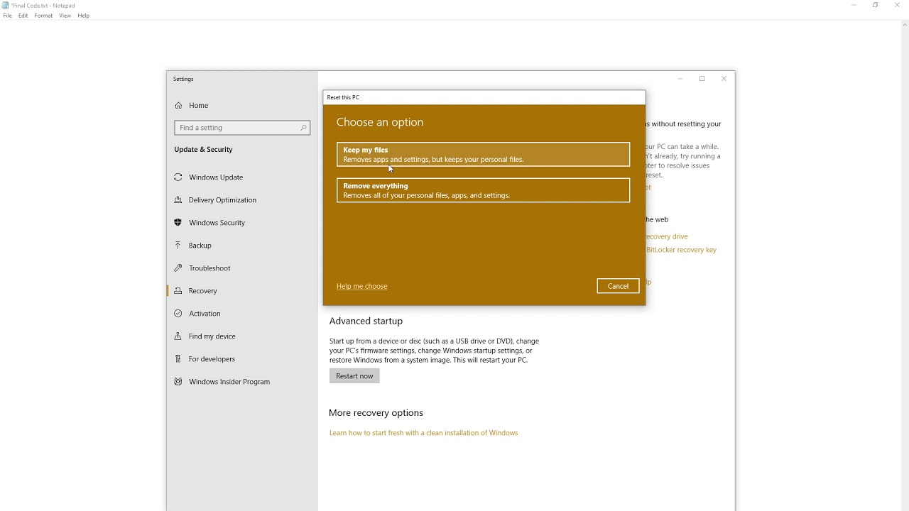 reset-windows-10-youtube