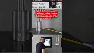 Hydraulic Hose Pressure Test! #engineering #didyouknow #hydraulic #test