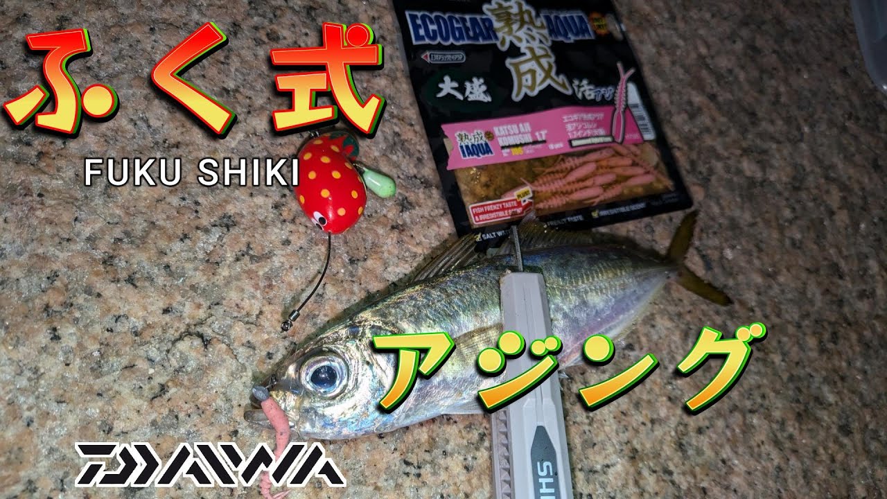 I tried horse mackerel fishing with the Fuku method [horse